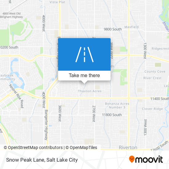 Snow Peak Lane map