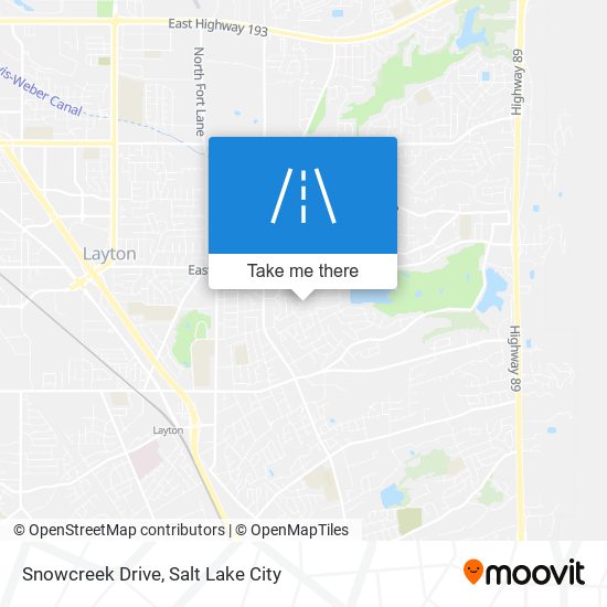Mapa de Snowcreek Drive