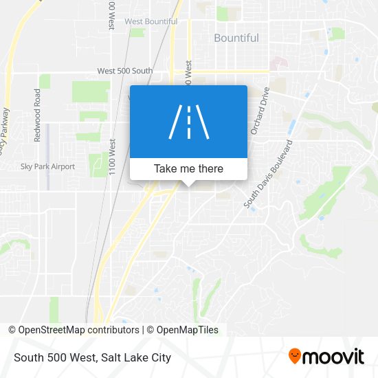Mapa de South 500 West