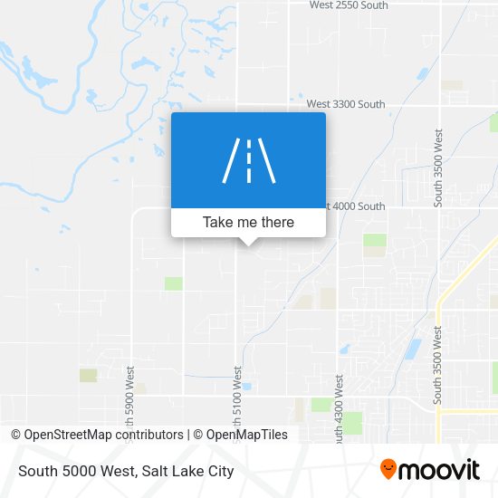 South 5000 West map