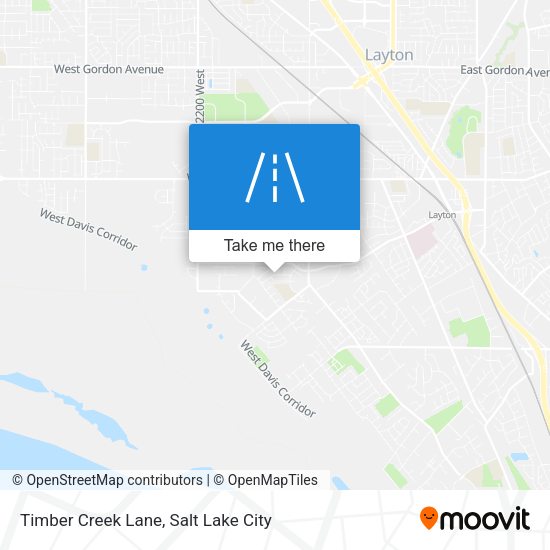 Timber Creek Lane map