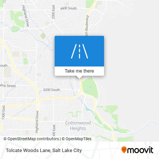 Tolcate Woods Lane map