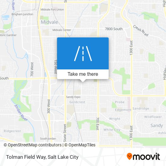 Tolman Field Way map