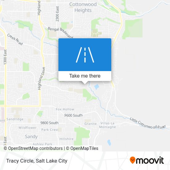 Mapa de Tracy Circle