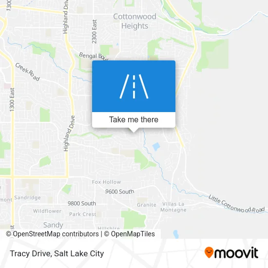 Tracy Drive map