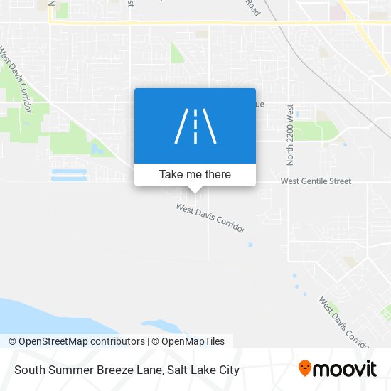 South Summer Breeze Lane map
