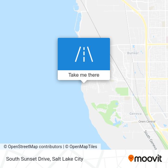 South Sunset Drive map