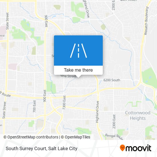 South Surrey Court map