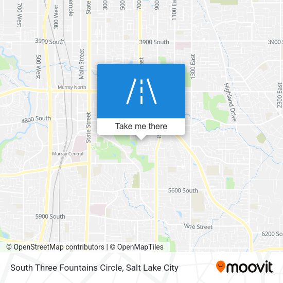 Mapa de South Three Fountains Circle
