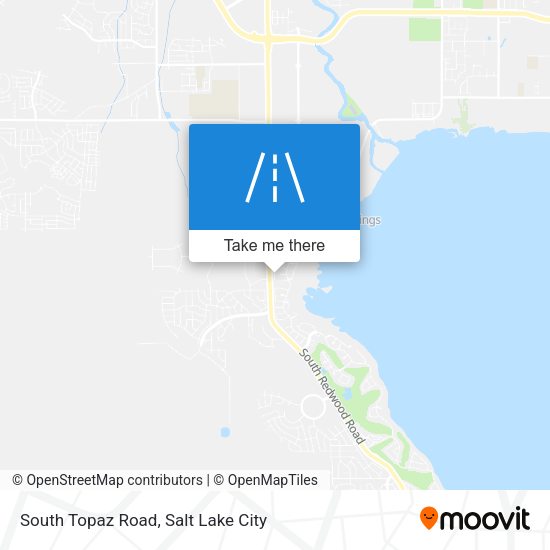 South Topaz Road map