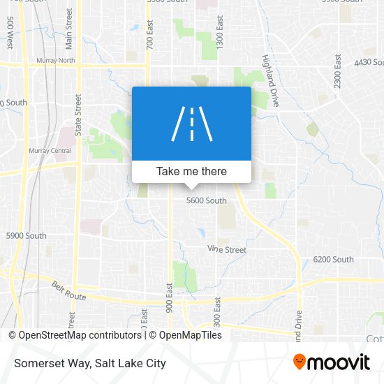 Somerset Way map