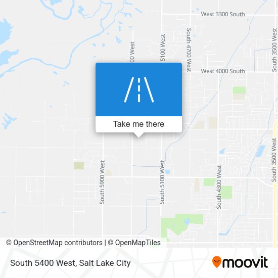Mapa de South 5400 West