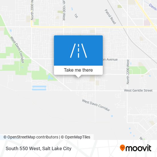 Mapa de South 550 West