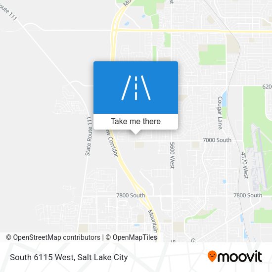 Mapa de South 6115 West