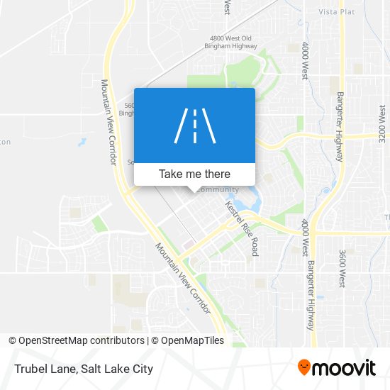 Trubel Lane map