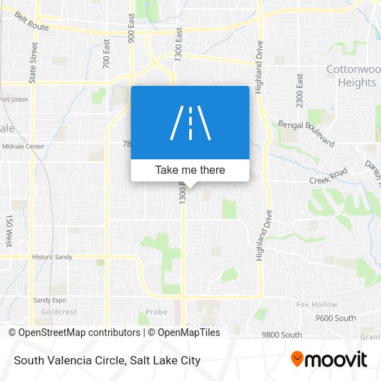 South Valencia Circle map