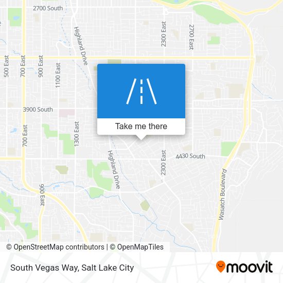 Mapa de South Vegas Way
