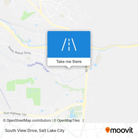 South View Drive map