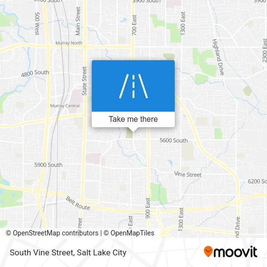 Mapa de South Vine Street