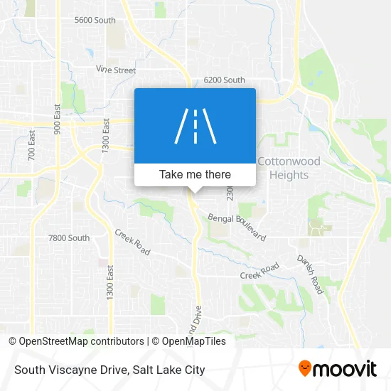 South Viscayne Drive map