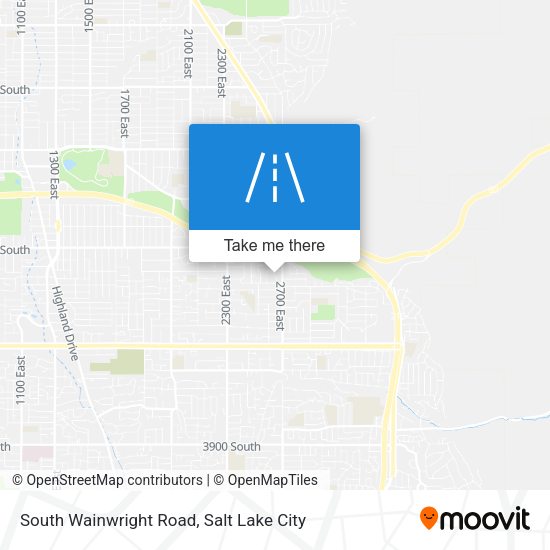 South Wainwright Road map