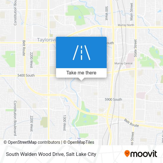 South Walden Wood Drive map