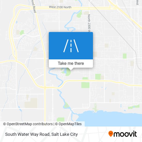 Mapa de South Water Way Road