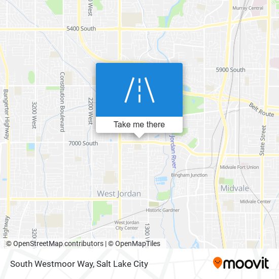 Mapa de South Westmoor Way