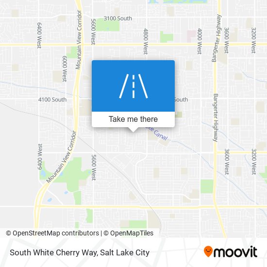 South White Cherry Way map