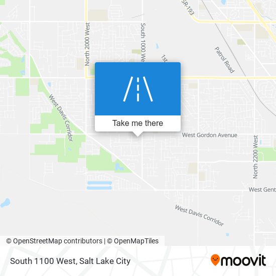 Mapa de South 1100 West