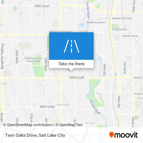 Twin Oaks Drive map