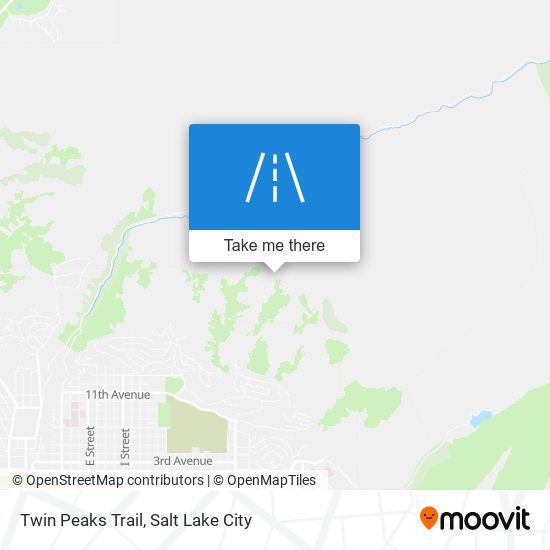 Twin Peaks Trail map