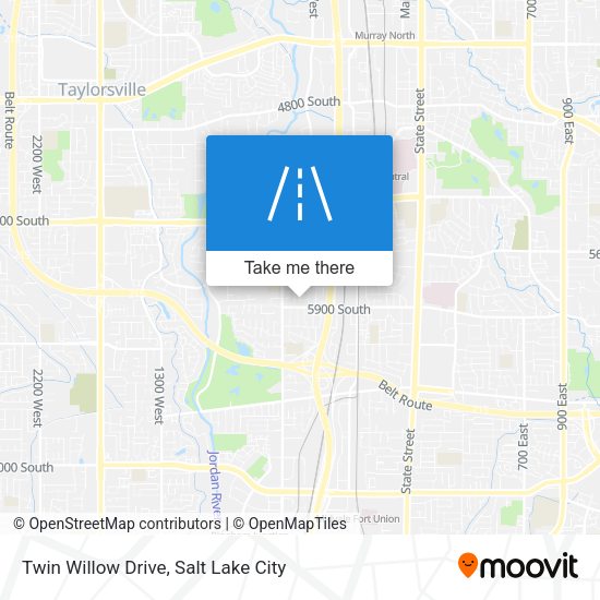 Twin Willow Drive map