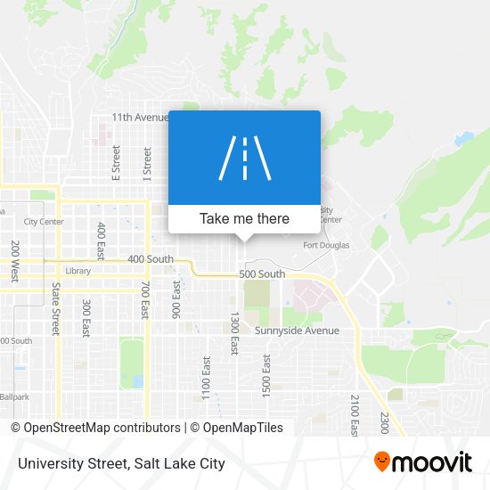 University Street map