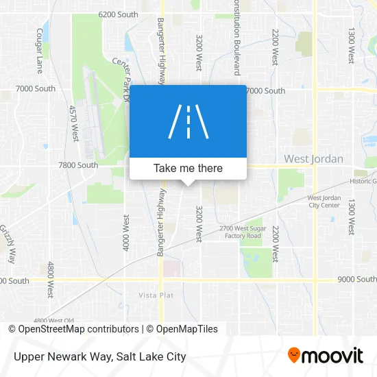 Upper Newark Way map