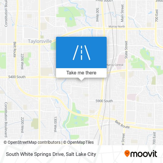 Mapa de South White Springs Drive