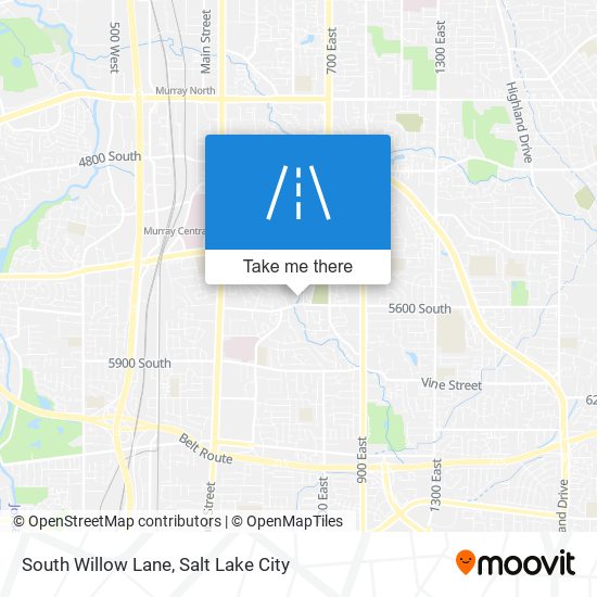 South Willow Lane map