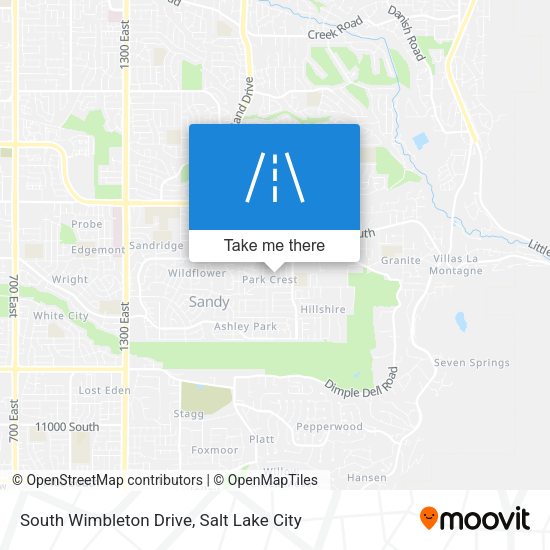 Mapa de South Wimbleton Drive