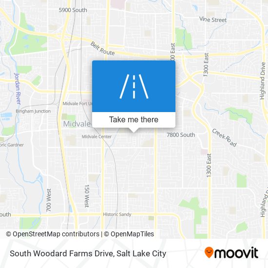 Mapa de South Woodard Farms Drive