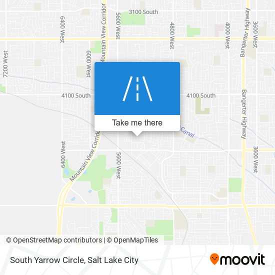 South Yarrow Circle map