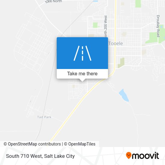 South 710 West map