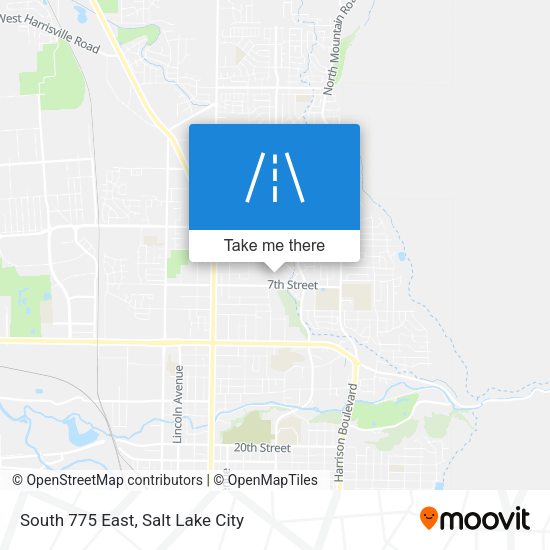 Mapa de South 775 East
