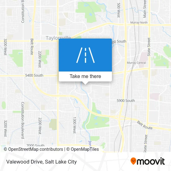 Valewood Drive map