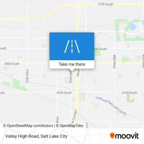 Valley High Road map