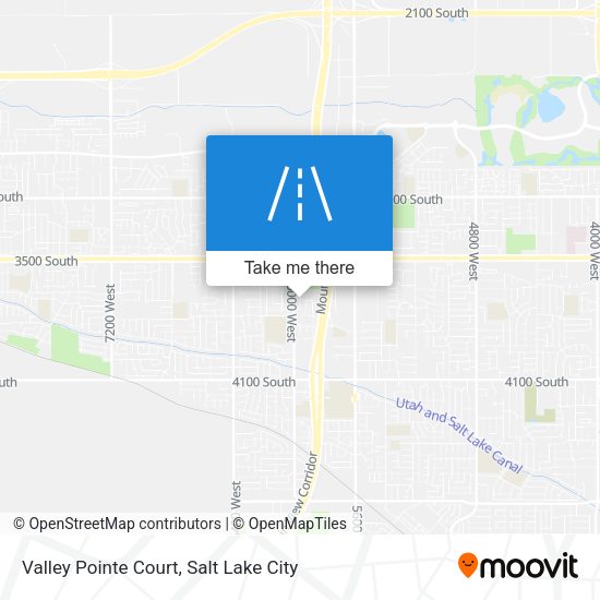 Valley Pointe Court map