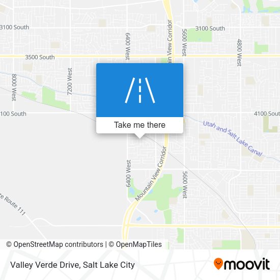Valley Verde Drive map
