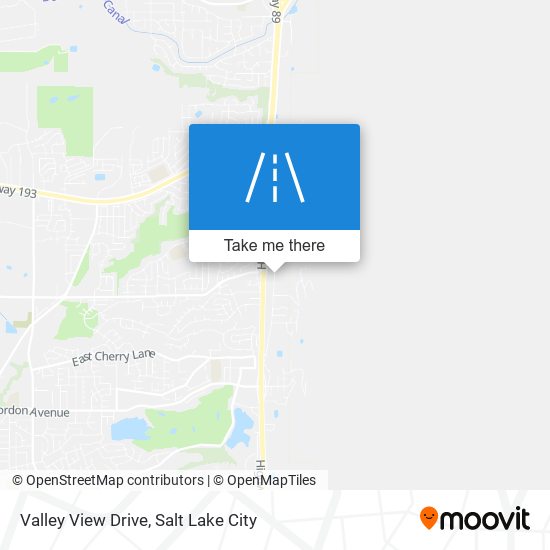 Valley View Drive map