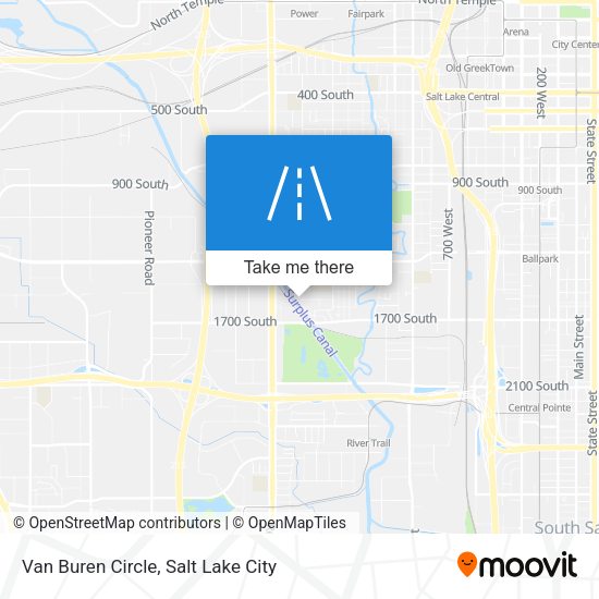 Mapa de Van Buren Circle