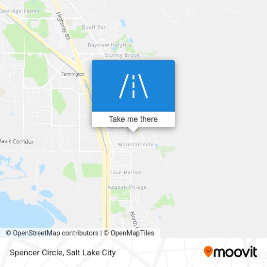 Spencer Circle map