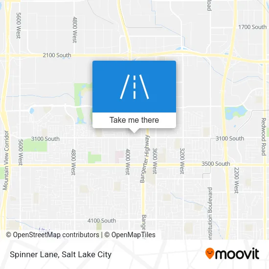 Spinner Lane map